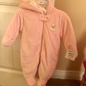 Baby girl plush suit